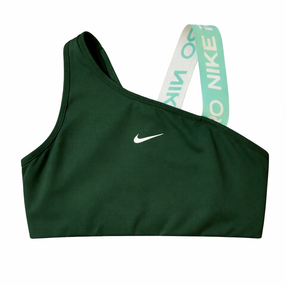Nike Pro Swoosh Asymmetrical One-Shoulder Sports Bra  (Medium)